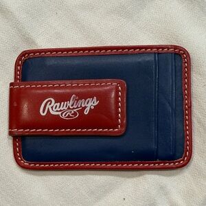 Rawlings Red and Navy Card Wallet